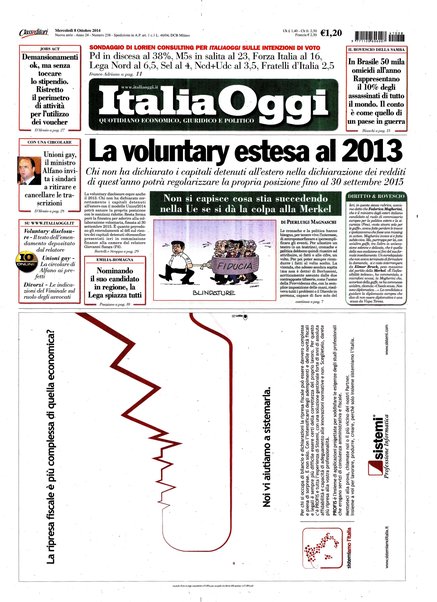 Italia oggi : quotidiano di economia finanza e politica